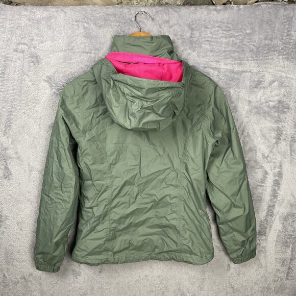 THE NORTH FACE Women’s S Resolve Parka II Jacket Packable Hood Green Gorpcore - Picture 5 of 8